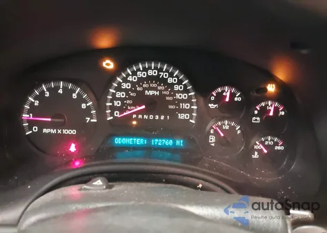 2008 Chevrolet Trailblazer Lt z USA, uszkodzony, nr VIN 1GNDT13S882151168